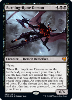 Burning-Rune Demon